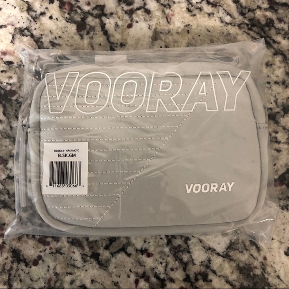 Vooray Handbags - Vooray Grey Moto Sidekick